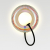 5013/1WB MODERN ODL23 573 черный/разноцветный/белый матовый металл/стекло Бра G9 LED 7W BUNY, изображение 2