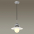 5014/1A MODERN ODL23 295 хром/белый/белый матовый металл/стекло Подвес G9 LED 5W HATTY, изображение 3