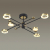 4321/55CL MIDCENT ODL22 215 металл/черный с бронзой Потолочный светильник IP20 LED 55W 2615Лм DENZEL, изображение 3