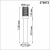 370972 STREET NT24 000 черный Светильник ландшафтный IP54 E27 max 25W 220-240V MATRIX, изображение 5