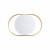 4246/7WW HIGHTECH ODL21 187 бел/золотист/металл Настенный светильник IP20 LED 7W 560Лм 3000K MONDY