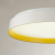 7711/DL COLOR SN 102 Светильник пластик/белый/желтый LED 48Вт 4000К D407 IP43 TUNA YELLOW, изображение 7