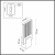 4363/5WL HIGHTECH ODL23 241 хром полированный/металл/стекло Настенный св-к IP20 LED 5W 261Лм 3000K RICCI, изображение 5