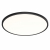 7660/48L MITRA LED SN 54 Светильник пластик/белый/черный LED 48Вт 3000/4000K D600 IP40 ALFA BLACK, изображение 2