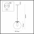 4590/1A SUSPENTIONI LN21 199 никель Подвес E27 60W 220V TREVOR, изображение 3