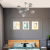 4530/6C COMFI LN21 234 хром, дымчатый Люстра потолочная E27 6*60W 220V SANDRA, изображение 3