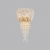 5048/4W HALL ODL24 519 золото/прозрачный/янтарный/металл/хрусталь/стекло Бра G9 4*40W PAROTI, изображение 3