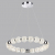 5007/60L L-VISION ODL24 463 хром/металл/акрил Люстра LED 60W 4000K 4987лм CRYSTAL, изображение 3