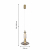 4239-1P, подвес, D230xH540/1500, LEDx12W, 1040LM, 4000K, included, изображение 2