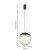 4240-1P, подвес, D305xH440/1500, LEDx7W, 650LM, 4000K, included, изображение 3
