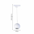 4228-1P, подвес, D80xH1650, LEDx8W, 42V, 400LM, 3000-6000K, IP20, included, изображение 2