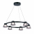 4247-6P, подвесная люстра, D600xH215/1500, LEDx30W, 720LM, 4000K, included