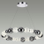 5007/45L L-VISION ODL23 463 хром/прозрачный/металл/акрил Люстра LED 45W 4000K 2300Лм CRYSTAL, изображение 3