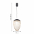 4241-1P, подвес, D280xH580/1500, LEDx7W, 650LM, 4000K, included, изображение 3