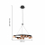 4266-12P, подвесная люстра, D600xH150/1610, LEDx56W, 2400LM, 4000K, included, изображение 3