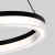 4399-4P, подвесная люстра, D400xH100/1500, LEDx21W, 1838LM, 4000K, IP20, included, изображение 3