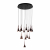 4292-16P, подвесная люстра, D600xH270/1770, LEDx16W, 6400LM, 4000K, included