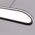 4275-12P, подвесная люстра, L1200xW200xH100/1550, LEDx60W, 3000LM, 4000K, included, изображение 6