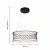 4436-2P, подвесная люстра, D460xH210/1200, LEDx80W, 4300LM, 3000-6000K, included, remote control, изображение 2