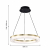 4400-4P, подвесная люстра, D400xH100/1500, LEDx21W, 1838LM, 4000K, IP20, included, изображение 2
