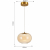 4451-1P, подвес, D180xH280/1430, 1xLEDx4W, 380LM, 4000K, included, изображение 3
