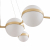 4448-8P, подвесная люстра, L1275xW400xH1100/1350, LEDx60W, 5505LM, 4000K, included, изображение 4