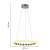 4589-5P, подвесная люстра, D480xH1585, LEDx27W, 2150LM, 4000K, included, dimmer, изображение 3