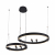 4474-2P, подвесная люстра, D830xH1000/1800, LEDx53W + LEDx33W + 4xLEDx3W, 3000-6500K, included, remote control, изображение 5