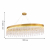 4479-10P, подвесная люстра, L1000xW355xH235/1200, LEDx34W, 3000LM, 3000K, included, remote control, изображение 2