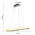 4590-10P, подвесная люстра, L1000xW390xH1585, LEDx48W, 3800LM, 4000K, included, dimmer, изображение 3