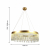 4479-7P, подвесная люстра, D750xH235/1200, LEDx25W, 2200LM, 3000K, included, remote control, изображение 2