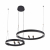 4474-2P, подвесная люстра, D830xH1000/1800, LEDx53W + LEDx33W + 4xLEDx3W, 3000-6500K, included, remote control, изображение 2