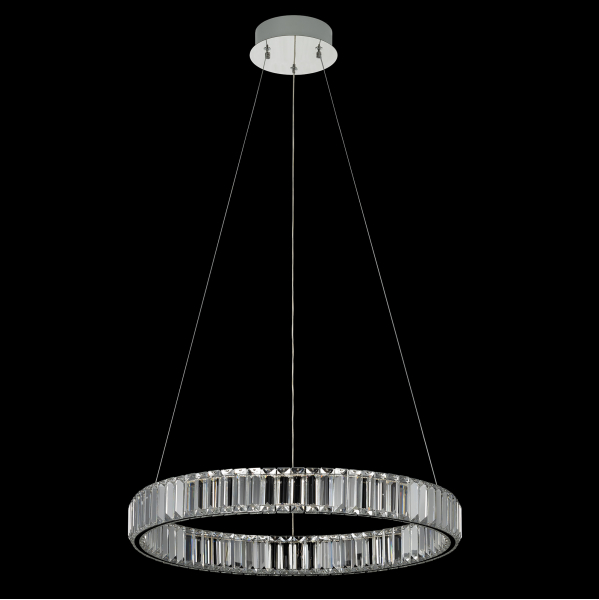 Citilux Чезаре CL338161 LED Люстра хрустальная с пультом Хром, изображение 3
