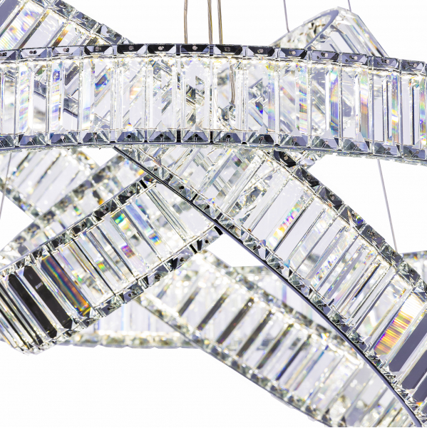 Citilux Чезаре CL338381 LED Люстра хрустальная с пультом Хром, изображение 8