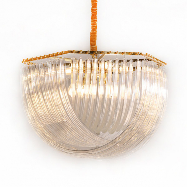 Люстра CC60776 зол/стекло 9*E14