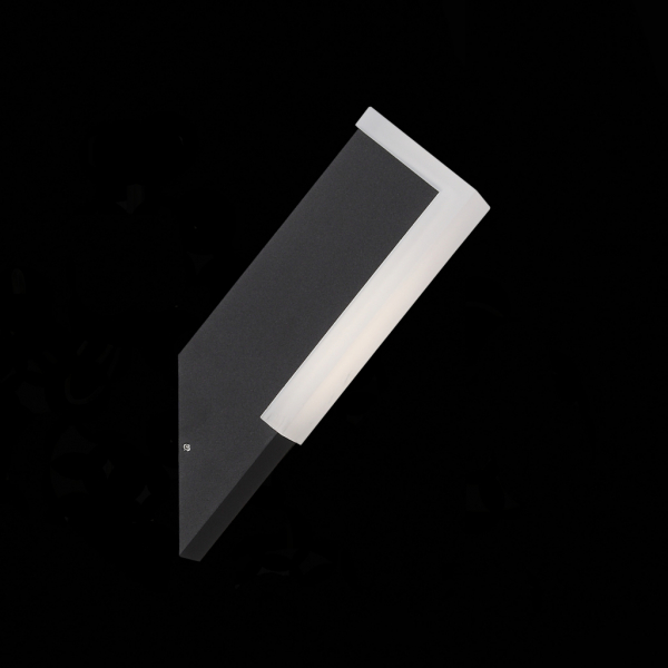 SL096.411.02 Светильник уличный настенный ST-Luce Черный/Белый LED 2*2W