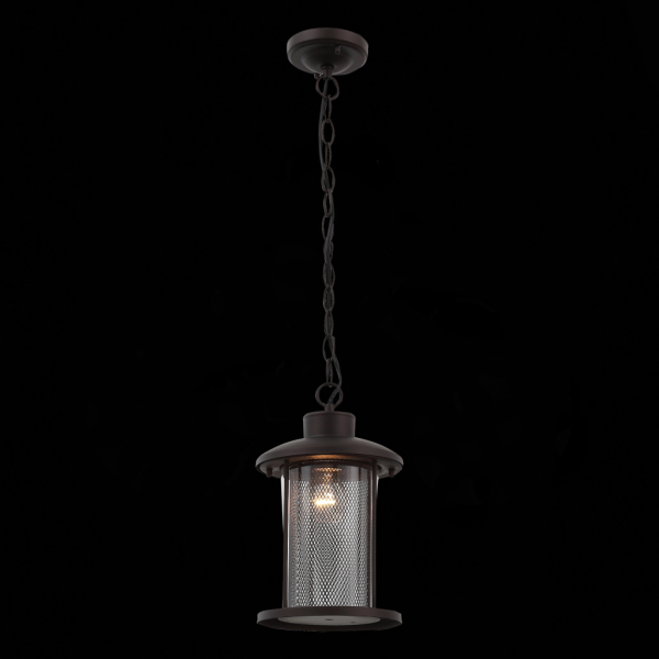 SL080.403.01 Светильник уличный подвесной ST-Luce Темный кофе/Прозрачный, Темный кофе E27 1*60W