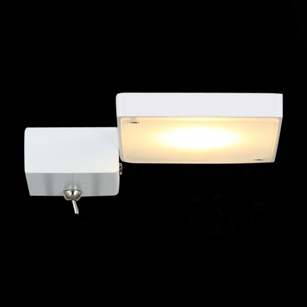 SL608.501.01 Бра правосторонняя ST-Luce Белый/Белый LED 1*7W