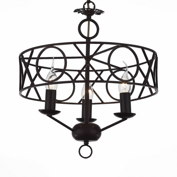 SL231.403.03 Люстра подвесная ST-Luce Черный/Черный E14 3*40W SL231.403.03 Люстра подвесная ST-Luce Черный/Черный E14 3*40W