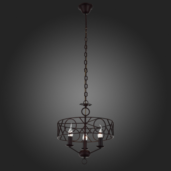 SL231.403.03 Люстра подвесная ST-Luce Черный/Черный E14 3*40W SL231.403.03 Люстра подвесная ST-Luce Черный/Черный E14 3*40W