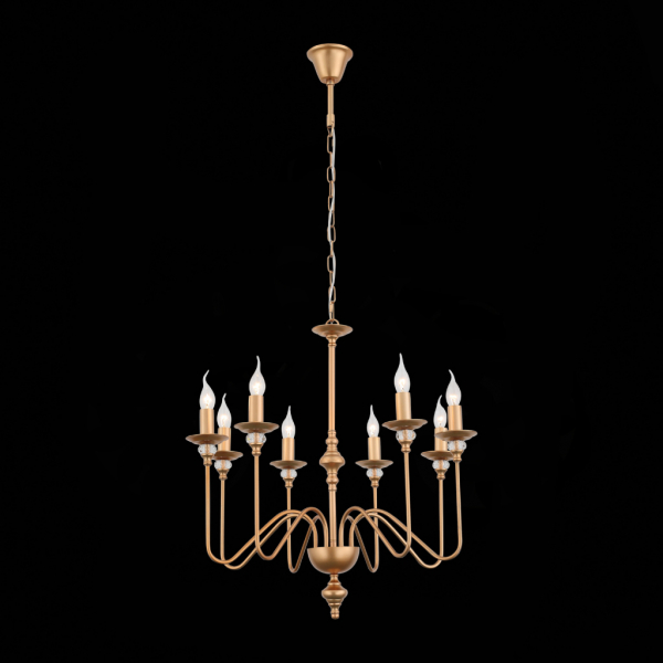 SL186.203.08 Люстра подвесная ST-Luce Латунь, Прозрачный E14 8*40W