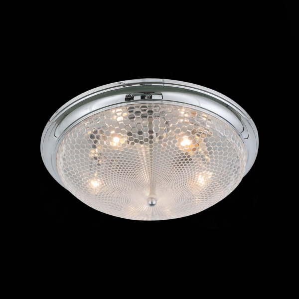 SL390.102.05 Светильник потолочный ST-Luce Хром/Прозрачный E27 5*40W