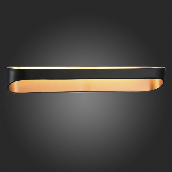 SL582.401.01 Светильник настенный ST-Luce Черный, Золото/Черный, Золото LED 1*12W