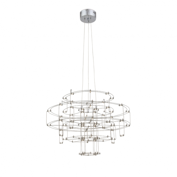 SL798.103.64 Люстра подвесная ST-Luce Хром/Хром LED 64*0,2W