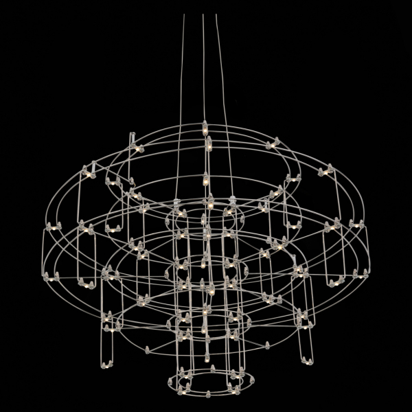 SL798.103.64 Люстра подвесная ST-Luce Хром/Хром LED 64*0,2W