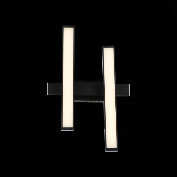 SL933.401.02 Бра ST-Luce Черный/Черный, Белый LED 2*7,5W