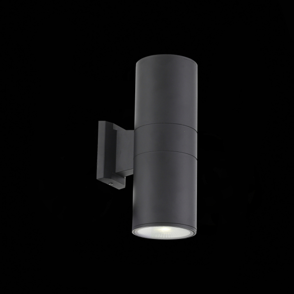 SL074.411.02 Светильник уличный настенный ST-Luce Черный/Черный LED 2*8W