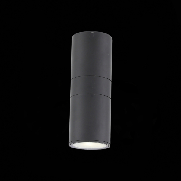SL074.411.02 Светильник уличный настенный ST-Luce Черный/Черный LED 2*8W