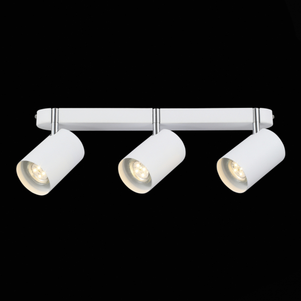 SL597.501.03 Спот ST-Luce Белый, Хром/Белый GU10 LED 3*3W