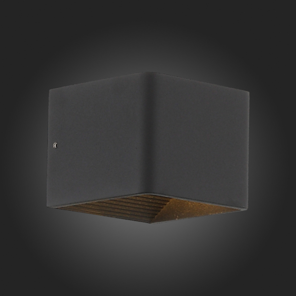 SL455.041.01 Светильник настенный ST-Luce Черный/Черный LED 1*6W